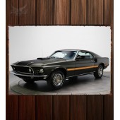 Металлическая табличка Mustang Mach 1 428 Super Cobra Jet